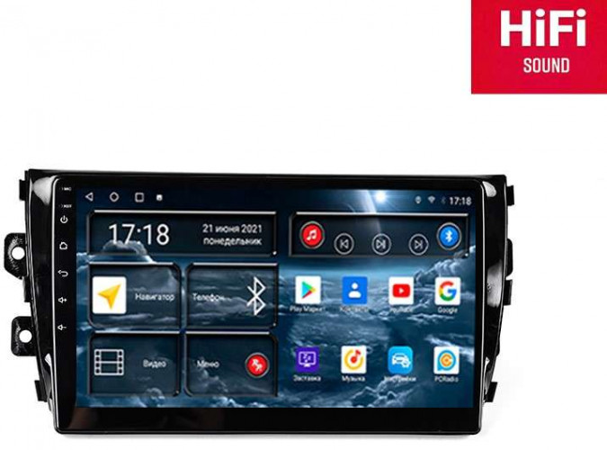 Штатная магнитола Redpower 75122 Zotye T600 1-поколение (03.2014-02.2021)