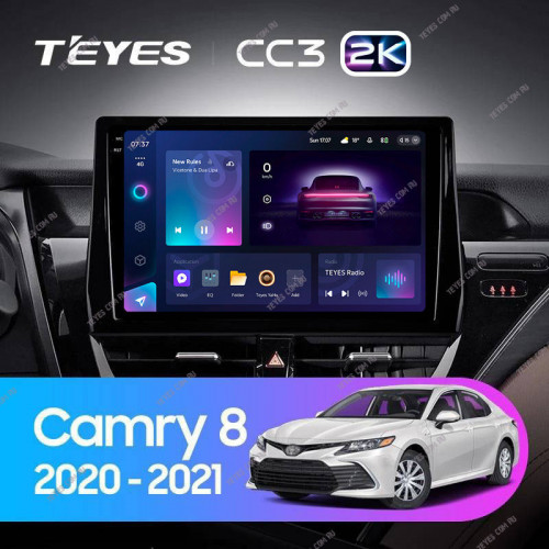 Штатная магнитола Teyes CC3 2K 360 6/128 Toyota Camry 8 XV 70 (2020-2021)