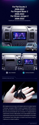 Штатная магнитола Teyes CC3 2K 4/32 Fiat Ducato 3 (2006-2022)