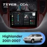 Штатная магнитола Teyes CC4 8/128 Toyota Highlander 1 XU20 (2001-2007)