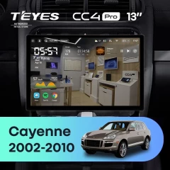 Штатная магнитола Teyes CC4 Pro 12/256 Porsche Cayenne I 1 9PA (2002-2010) (13")
