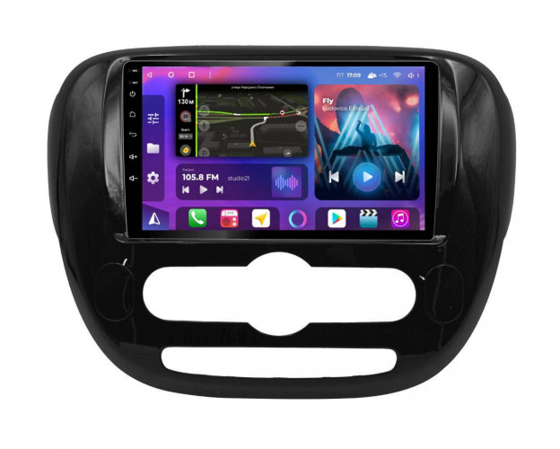 Штатная магнитола FarCar HL526M Kia Soul 2013-2019 климат