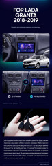 Штатная магнитола Teyes CC3L 4/32 Lada Granta Cross (2018-2023)
