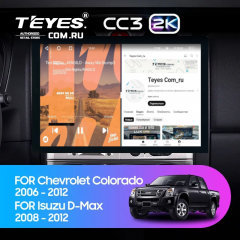 Штатная магнитола Teyes CC3 2K 4/32 Chevrolet Colorado (2006-2012) (13")