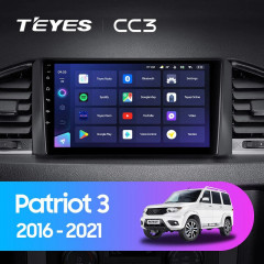 Штатная магнитола Teyes CC3 4/32 UAZ Patriot 3 (2016-2021) F1