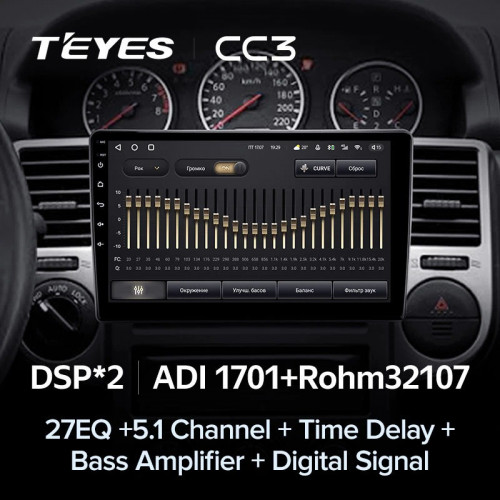 Штатная магнитола Teyes CC3 4/32 Nissan X-Trail T30 (2000-2007) F1