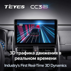 Штатная магнитола Teyes CC3 2K 6/128 Toyota Innova 2 (2015-2023)