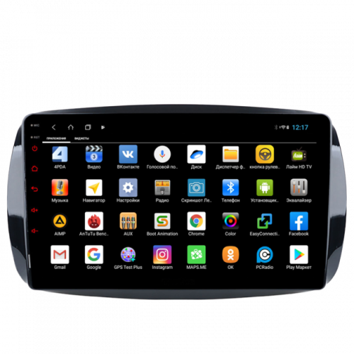 Штатная магнитола Parafar PF214XHD Mercedes-Benz Smart 2016+