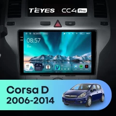 Штатная магнитола Teyes CC4 Pro 8/128 Opel Corsa D (2006-2014) F2