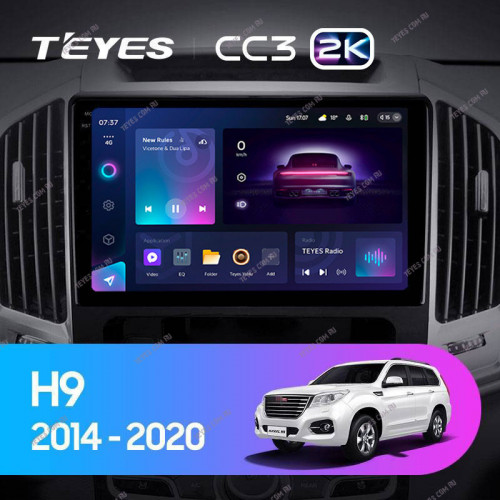Штатная магнитола Teyes CC3 2K 4/64 Haval H9 (2014-2020)