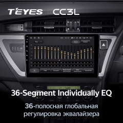 Штатная магнитола Teyes CC3L 4/64 Toyota Auris 2 E180 (2012-2015) Правый руль