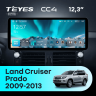 Штатная магнитола Teyes CC4 12.3" 6/64 Toyota Land Cruiser Prado 150 (2009-2013)