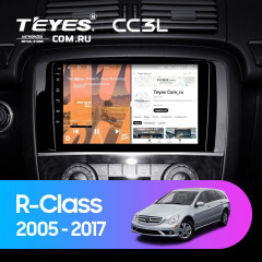 Штатная магнитола Teyes CC3L 4/64 Mercedes-Benz R-Class W251 R280 R300 R320 (2005-2017) F1