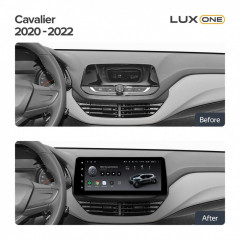 Переходная рамка Chevrolet Cavalier (2020-2022) (12,3")