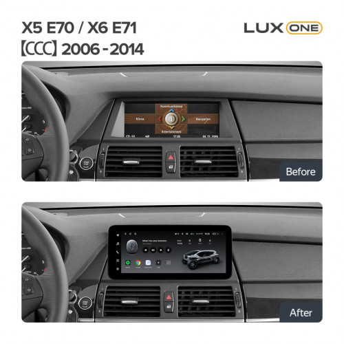 Переходная рамка BMW X5 E70 / X6 E71 (CCC) (2006-2014) (12,3")