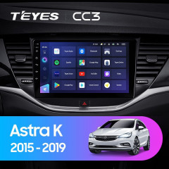 Штатная магнитола Teyes CC3 4/64 Opel Astra K (2015-2019) Тип-A