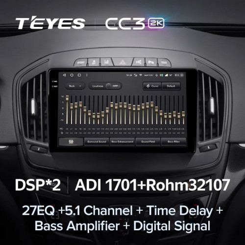 Штатная магнитола Teyes CC3 2K 6/128 Opel Insignia (2013-2017) Тип-B