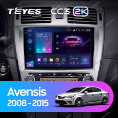 Штатная магнитола Teyes CC3 2K 360 6/128 Toyota Avensis 3 (2008-2015) F1