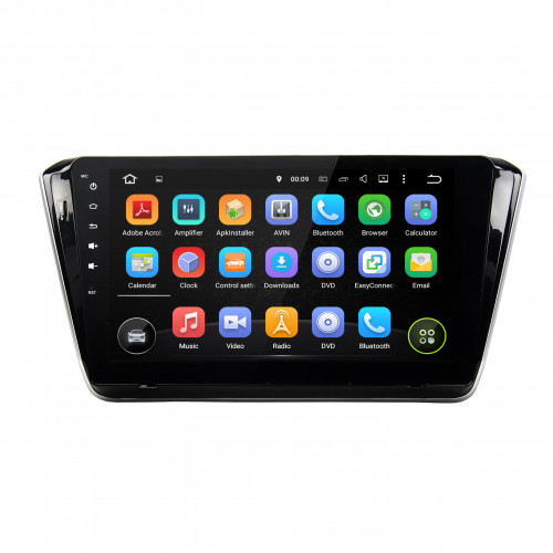 Штатная магнитола Carmedia KD-1027 Skoda Superb 2016+