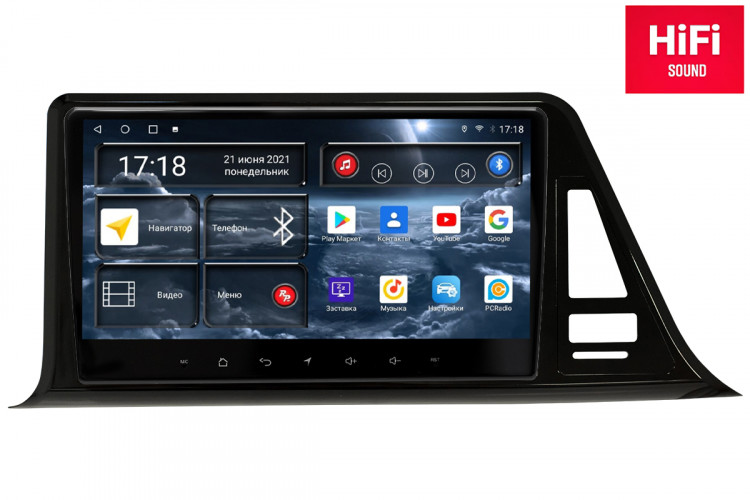 Штатная магнитола Redpower 75027 Toyota C-HR (2018)