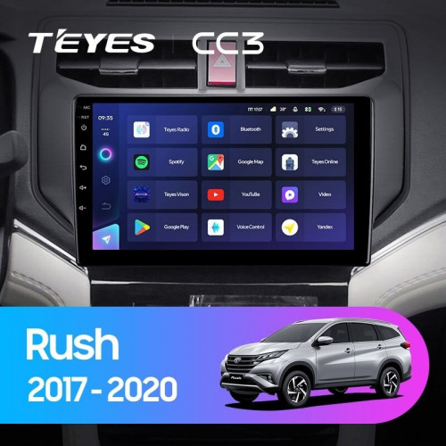 Штатная магнитола Teyes CC3 4/64 Toyota Rush (2017-2020)
