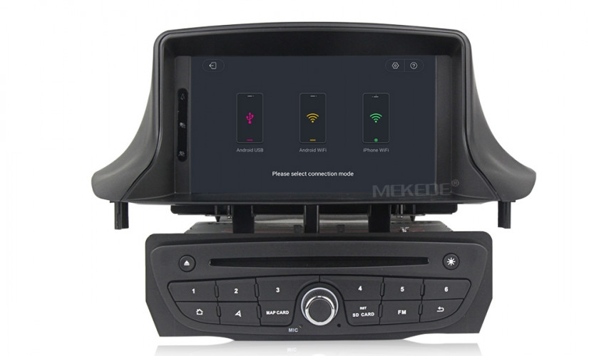 Штатная магнитола Carmedia MKD-R709-P6 Renault Fluence 2010+, черный