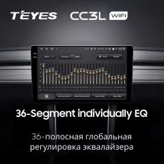 Штатная магнитола Teyes CC3L WiFi 2/32 Toyota Wish (2003-2009) F1 Правый руль