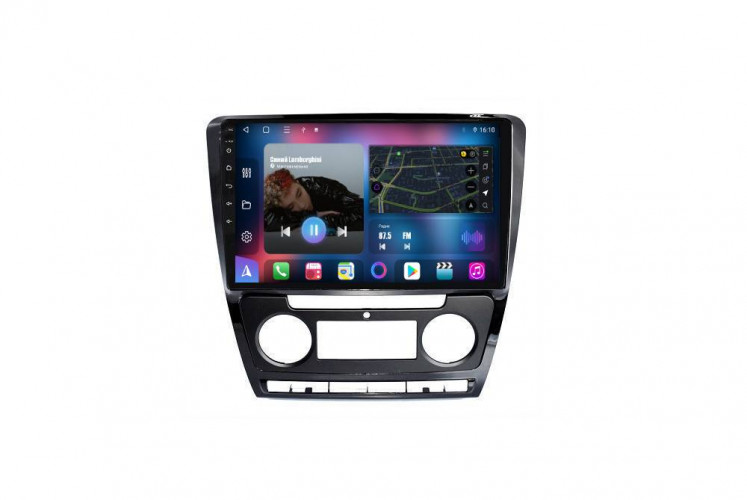 Штатная магнитола FarCar TM005M Skoda Octavia 2004-2013 серебро