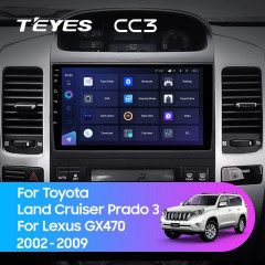 Штатная магнитола Teyes CC3 4/64 Lexus GX470 (2002-2009) F1 Тип-B