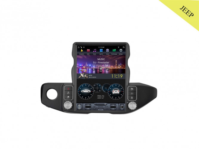 Штатная магнитола Tesla Carmedia ZF-1315-DSP Jeep Wrangler (2018-2021)