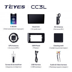 Штатная магнитола Teyes CC3L 4/32 Toyota Avanza Veloz (2021-2023)