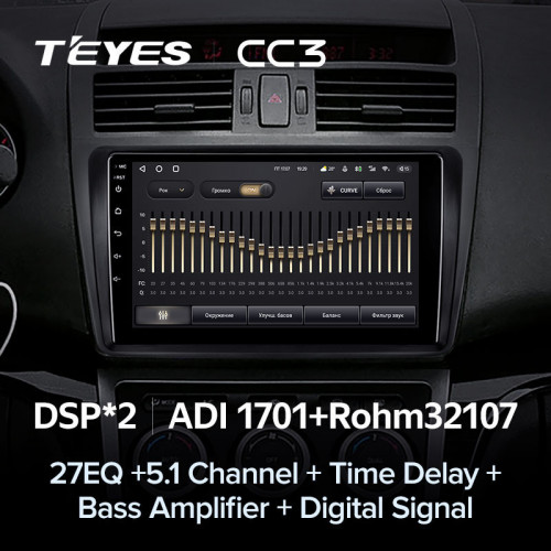 Штатная магнитола Teyes CC3 4/64 Mazda 6 2 GH (2007-2012)