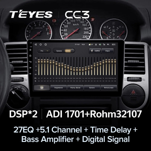Штатная магнитола Teyes CC3 6/128 Nissan X-Trail T30 (2000-2007) F1