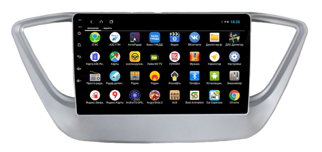 Штатная магнитола Parafar PF766XHD Hyundai Solaris 2017+