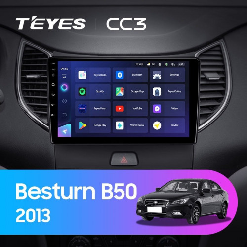Штатная магнитола Teyes CC3 4/64 FAW Besturn B50 2013+ F1