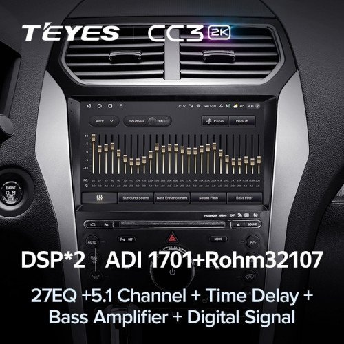 Штатная магнитола Teyes CC3 2K 4/64 Ford Explorer 5 (2011-2019) Тип-A