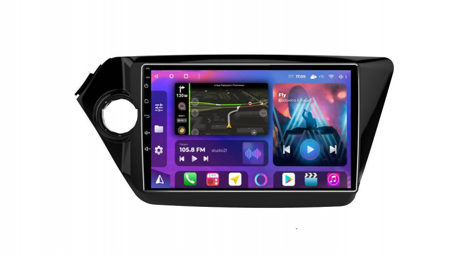 Штатная магнитола FarCar HL106M Kia Rio 2011-2017