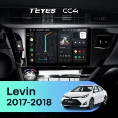 Штатная магнитола Teyes CC4 8/128 Toyota Levin 1 E180 Рестайлинг (2017-2018) F2