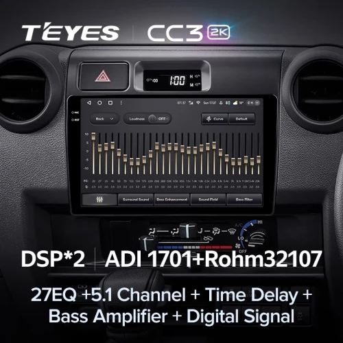 Штатная магнитола Teyes CC3 2K 6/128 Toyota Land Cruiser 8 J70 70 (2023-2024)
