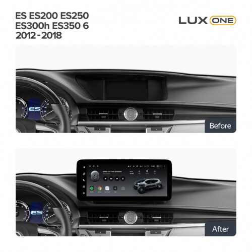 Переходная рамка Lexus ES ES200 ES250 ES300h ES350 XV60 VI 6 (2012-2018) Тип-A (12,3")