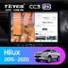 Штатная магнитола Teyes CC3 2K 4/64 Toyota Hilux Pick Up (2015-2020) (13")