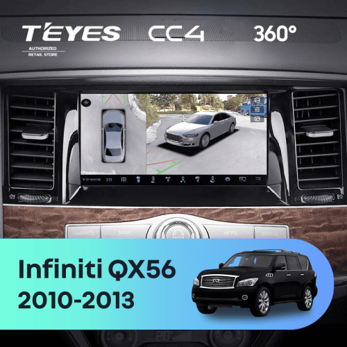 Штатная магнитола Teyes CC4 360 6/64 Infiniti QX56 (2010-2013)