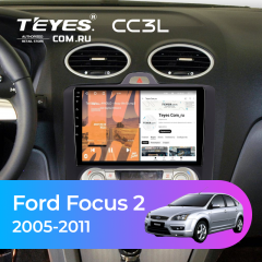 Штатная магнитола Teyes CC3L 4/32 Ford Focus 2 (2004-2011) (черная) F2