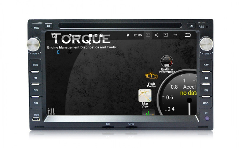 Универсальная магнитола Сarmedia KDO-7009 Skoda серебро