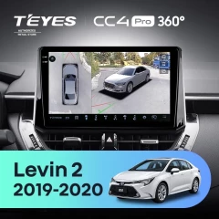 Штатная магнитола Teyes CC4 Pro 360 12/256 Toyota Levin 2 E210 (2019-2020) Тип-B