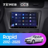 Штатная магнитола Teyes CC3 6/128 Skoda Rapid NH3 NH1 (2012-2020) (10 inch Universal)
