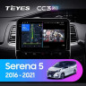 Штатная магнитола Teyes CC3 2K 4/64 Nissan Serena 5 V C27 (2016-2021) F1 Правый руль