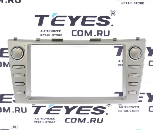 Переходная рамка Toyota Camry 6 XV 40 (2006-2011) (F4 - с кнопками) (9")