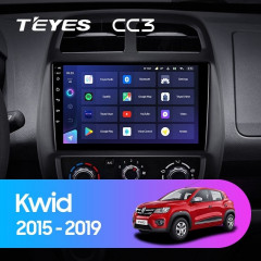 Штатная магнитола Teyes CC3 4/64 Renault KWID (2015-2019)