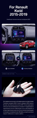 Штатная магнитола Teyes CC3 4/64 Renault KWID (2015-2019)